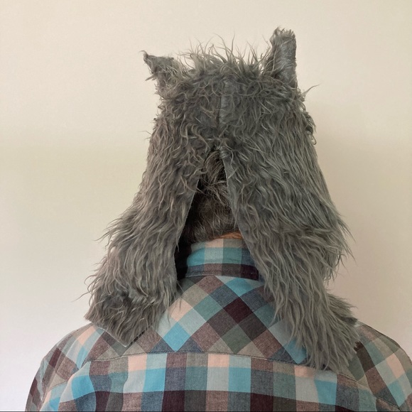 Halloween Snarling Grey Werewolf Mask OSFM - Picture 4 of 4